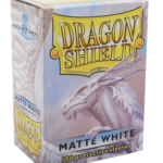 Dragon Shield Sleeves: White Matte (Box of 100)