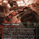 Ravenous Tyrannosaurus (Borderless) - Universes Beyond: Jurassic World Collection (REX)