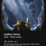 Godless Shrine (Borderless) (Galaxy Foil) - Edge of Eternities (EOE)