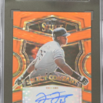 2023 Panini Select - Frank Thomas SCS-FT - Company Sig Neon Orange Pulsar /4 - SGC 10 / 10