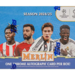 2024-25 Topps Chrome Merlin UEFA Club Competitions Soccer Hobby Box