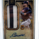 2018 Topps Museum Collection Baseball - Corey Kluber JPA-CKL - Momentous Material Jumbo Patch Autograph /5