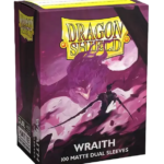 Dragon Shield Sleeves: Wraith Matte Dual (Box Of 100)
