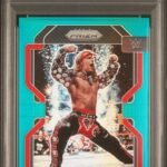 2022 Panini Prizm WWE - Shawn Michaels 199 - Teal /49 - PSA 9