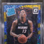 2017 Panini Donruss Optic Basketball - Bam Adebayo 187 - Fast Break Gold /10 - BGS 9.5