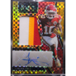 2021 Panini Select Football - Tyreek Hill jus-thi - Gold Patch Auto /10