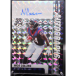 2021 Panini Mosaic Football - Nico Collins RA-30 - Rookie Autographs Mosaic