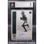 2021 Panini Encased Football - Devonta Smith RNS-DS - Rookie Notable Signatures /10 - Beckett 9