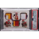 2019 Panini Flawless Football - Mecole Hardman JR Patrick Mahomes II Tyreek Hill TP1 - Flawless Triple Patches /25
