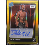2022 Panini Donruss Optic UFC - Jalin Turner 114 - Rated Rookie Gold Auto /10