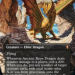 Ancient Brass Dragon (Borderless) - Commander Legends: Battle for Baldur's Gate (CLB)