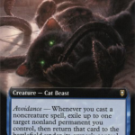 Displacer Kitten (Extended Art) - Commander Legends: Battle for Baldur's Gate (CLB)