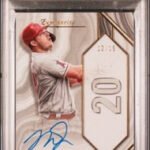 2022 Topps Luminaries Baseball - Mike Trout HRK-MTR - Home Run Kings Auto /15 - PSA 9