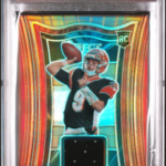 2020 Panini Select - Joe Burrow RS-JBO - Rookie Swatches Copper /49 - PSA 9