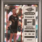 2023 Panini Chronicles UFC Valentina Shevchenko Cracked Ice Parallel  25/25 PSA 10