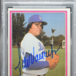 1981 Topps Baseball - Fernando Valenzuela 850 - PSA Authentic Auto