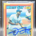 1990 Topps - Frank Thomas #414 - Authentic Autograph - Beckett 10