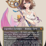 Yuna, Grand Summoner (Borderless) (Surge Foil) - Commander: Final Fantasy (FIC)